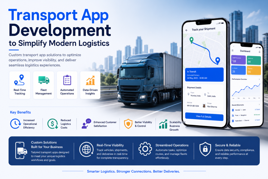 Transport App Development to Simplify Modern Logistics Transport App Development to Simplify Modern Logistics