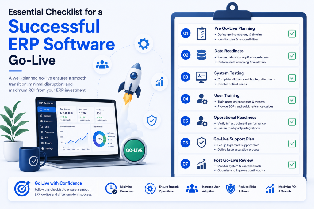 Essential Checklist for a Successful ERP Software Go-Live Essential Checklist for a Successful ERP Software Go-Live