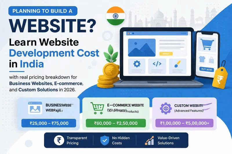 Website Design Cost in India: Complete Pricing Guide for Startups & SMEs Website Design Cost in India: Complete Pricing Guide for Startups & SMEs